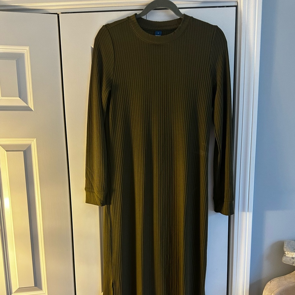 Long sleeve sweater dress